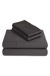 Bedhog 4-piece 1000 Thread Count Pima Cotton Sheet Set In Granite