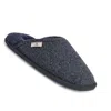 Bedroom Athletics Men's Blue / Black William - Harris Tweed Sheepskin Lined Mule - Navy Herringbone In Multi