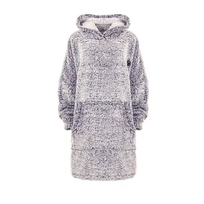 Bedroom Athletics Women's Blue Esme - Bobble Sherpa Blanket Hoodie - Blackberry