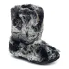 Bedroom Athletics Women's Cole - Short Luxury Faux Fur Slipper Boot -  Black Wolf In Black
