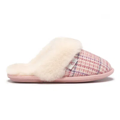 Bedroom Athletics Women's Kate - Harris Tweed Mule - Pink Pow Check