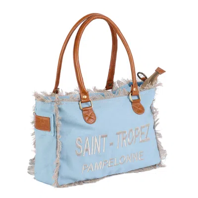 Bedroom Athletics Women's Lani - St Tropez Washed Canvas Shoulder Bag - Blue