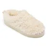 Bedroom Athletics Women's Neutrals Alicia - Luxury Borg Fleece Platform Mule Slippers - Cream In White