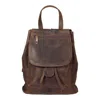 Bedroom Athletics Women's Nucci - Distressed Leather Backpack - Brown In Brown