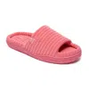 Bedroom Athletics Women's Pink / Purple Judy - Jumbo Cord Slipper Slider - Watermelon