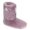 Bedroom Athletics Women's Pink / Purple Monroe - Faux Fur Slipper Boot - Aquarelle / Dusky Pink