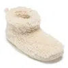 Bedroom Athletics Women's White Lauren - Luxury Borg Fleece Short Slipper Boot - Cream In Neutral