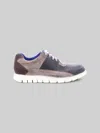 Bed:stu Fairman Leather Moc Toe Lace-up Sneakers In Multi