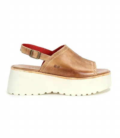 Bed:stu Library Sandal In Tan Rustic In Multi