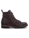 Bed:stu Old Bowen Trek Leather Side Zip Lace-up Boots In Brown