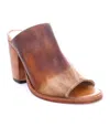 Bed:stu Women's Clavel Heeled Mule In Café Latte In Brown