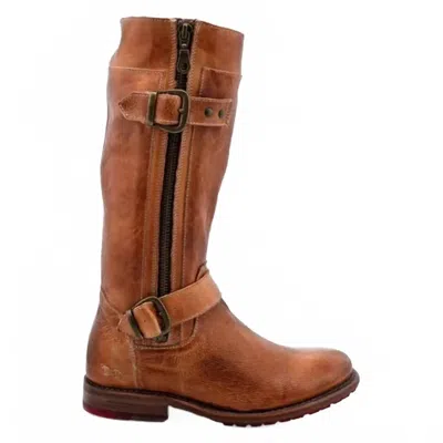Bed:stu Women Gogo Lug Boot In Tan Rustic In Multi