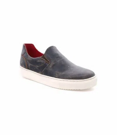 Bed:stu Women's Hermione Slip On Sneaker In Black Lux In Blue