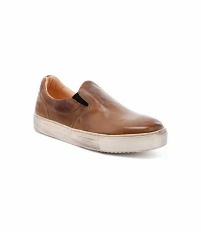 Bed:stu Women's Hermione Slip On Sneaker In Tan Rustic Mason Bfs In Brown