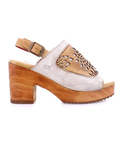 Bed:stu Women's Jinkie Platform Heel Sandals In Nectar Lux/cashew Rustic In Multi