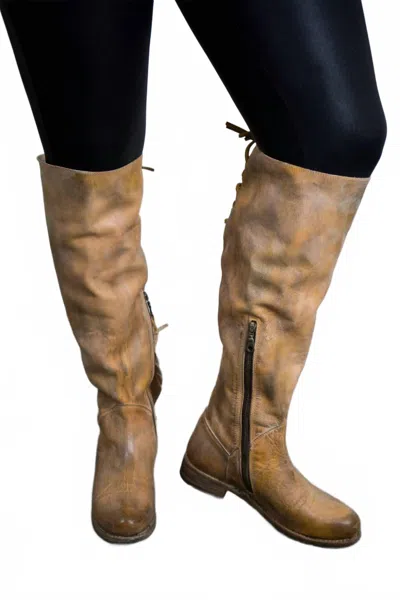 Bed:stu Women's Manchester Wide Calf Boots In Brown