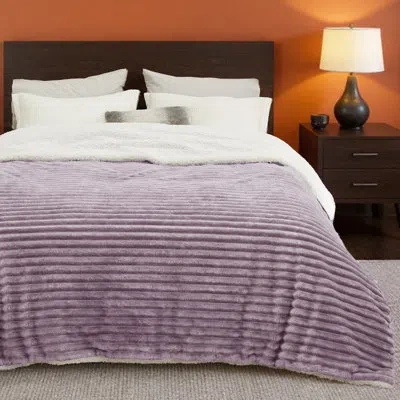 Bedsure 301gsm Sherpa Blanket For Couch - Soft Cozy Fleece Thick Warm Blanket For Winter, Plush Gift In Sea Fog