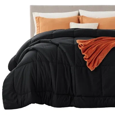 Bedsure Comforter Duvet Insert - Quilted Comforters In Black