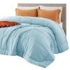 Bedsure Comforter Duvet Insert - Quilted Comforters In Light Spa Blue