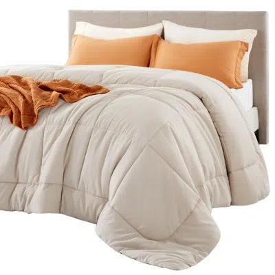 Bedsure Comforter Duvet Insert - Quilted Comforters In Linen