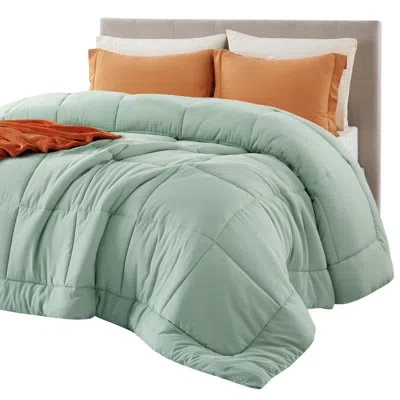 Bedsure Comforter Duvet Insert - Quilted Comforters In Sage Green