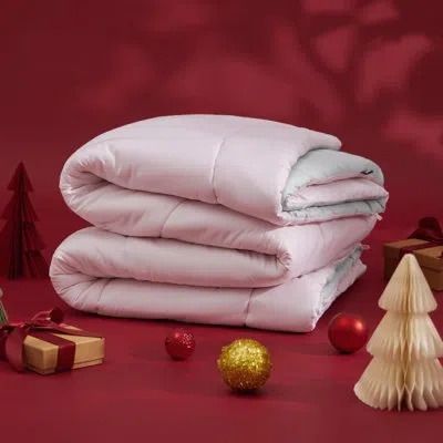 Bedsure Comforters Duvet Insert Down Alternative Comforter Quilted All Season In Pink,gray
