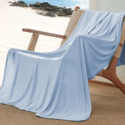 Bedsure Cooling Blanket For Hot Sleepers,ice Cool Cold Lightweight Arc-chill Thin Summer Bedding In Light Blue