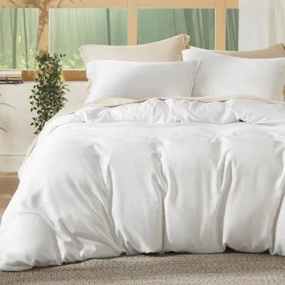 Bedsure Cooling Of Rayon Derived From Bamboo In White