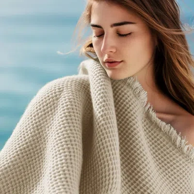 Bedsure Decorative Woven Blanket With Tassels - Soft And Lightweight Blankets For Sofa And Bed In Oatmeal
