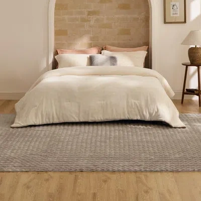 Bedsure Fluffy Area Rugs For Living Room，machine Washable Shaggy Carpet, Bubble Style In Neutral