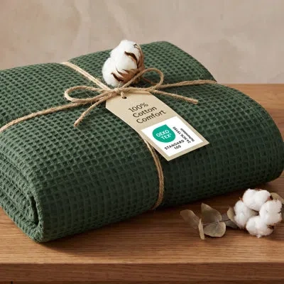Bedsure Gentlesoft 100% Cotton Blanket Twin Xl Size For Bed - Breathable Lightweight And Soft For Summer, Ba In Brown