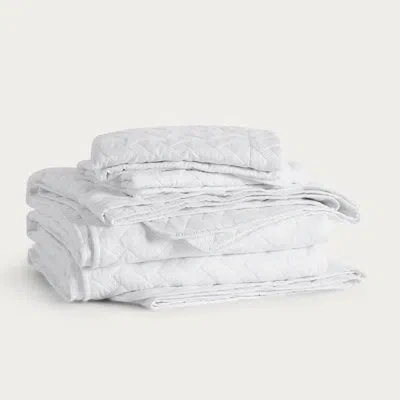 Bedsure Lightweight Quilted Blanket – Breathable Basket Weave Quilt For Dorm Room & Home – Ac-friendly Summe In White