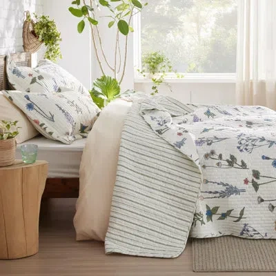 Bedsure Quilt Bedding Set Pre-washed Quilt Set In Coconut White