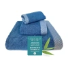 Bedvoyage 3-pc. Solid Bath Towel Set In Blue