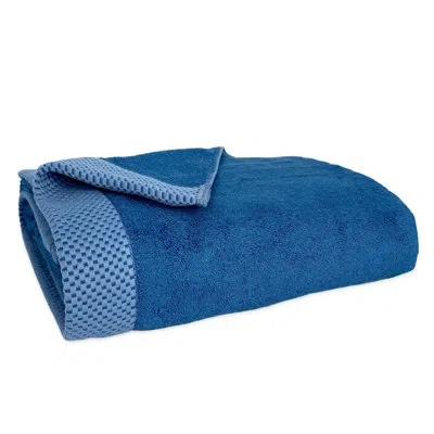 Bedvoyage Bath Towel - Viscose From Bamboo + Cotton - 600 Gsm - Absorbent & Odor Resistant In Indigo