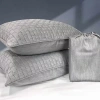 Bedvoyage Eco Melange 2-pc. Throw Pillow Cover In Gray