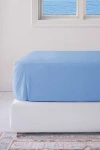 Bedvoyage Luxury 100% Viscose Cooling Fitted Sheet In Blue