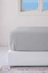 Bedvoyage Luxury 100% Viscose Cooling Fitted Sheet In Stone