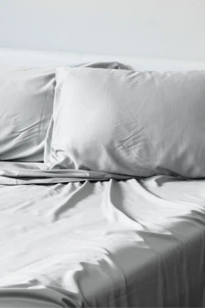 Bedvoyage Luxury 100% Viscose Cooling Pillowcase Set In Gray