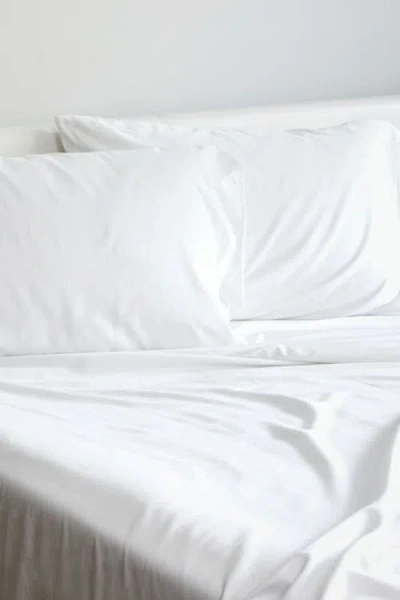 Bedvoyage Luxury 100% Viscose Cooling Pillowcase Set In White