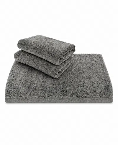 Bedvoyage Luxury Oversized Viscose Bamboo And Cotton 3-piece Bath Sheet Set In Charcoal