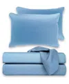 Bedvoyage Luxury Rayon From Bamboo 4-pc. Sheet Set, Queen In Blue