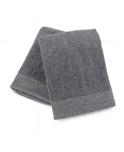 Bedvoyage Luxury Viscose From Bamboo 2-piece Hand Towel Set In Charcoal