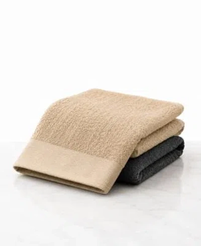 Bedvoyage Luxury Viscose From Bamboo Bath Towels In Sand
