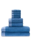 Bedvoyage Luxury Viscose Odor & Mildew Resistant Towel Collection, 8pc Set In Purple