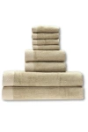 Bedvoyage Luxury Viscose Odor & Mildew Resistant Towel Collection, 8pc Set In Gold