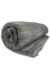 Bedvoyage Melange Viscose Cotton Blend Odor & Mildew Resistant Bath Sheet Towel, 1pc In Gray