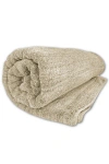 Bedvoyage Melange Viscose Cotton Blend Odor & Mildew Resistant Bath Sheet Towel, 1pc In Gray