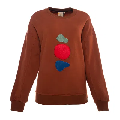 Bee & Alpaca Women's Balance Stones Sweatshirt - Neutrals In Brown