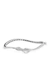 Bee Goddess White Gold And Diamond Secret Garden Gloria Cuff In White